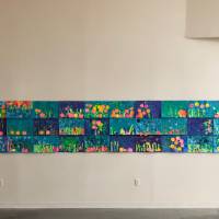 Painted Sea Collages